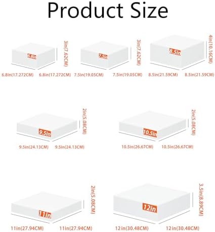 7PCS Buffet Risers, Acrylic Food Risers for Buffet Table, Nesting Risers Display Stand Shelf for Party Catering, alternate