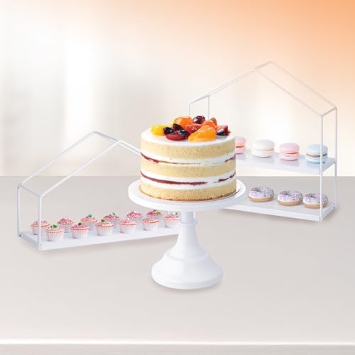 7PCS Gold Cake Stand Set, Dessert Table Display Set, Metal Cupcake Stand, Cupcake Holder Fruit Candy Plate, alternate view 7
