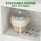 7QT White Chafing Dishes for Buffet, 2 Pack Maifanite-Coated Chafer in White, alternate view 6