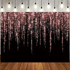 7x5ft Black and Gold Backdrop New Year Backdrp Golden Spots Backdrop Vinyl Photography Backdrop Vintage Astract, alternate