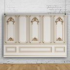 7x5ft European Style Vintage Room Inside Backdrop European Frame Modern House Classic French Castle Cementery, alternate view