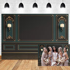 7x5ft Retro Room Inside Backdrop European Frame House Vintage Lantern French Castle Wall Artwork Background