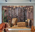 7x5ft Western Cowboy Backdrop Western Party Decorations F44 in 7x5ft
