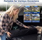 7x7 FT Pop Up Canopy with Center Lock & Sidewall, Blue in 7x7 FT in Blue, alternate view 7