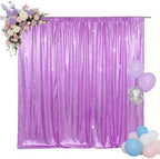 7x7ft Lavender Sequin Backdrop for Photography Shimmer in 7FT x 7FT in Lavender