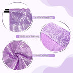 7x7ft Lavender Sequin Backdrop for Photography Shimmer in 7FT x 7FT in Lavender, alternate view 6