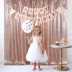 7x7ft Rose Gold Sequin Backdrop for Photography Shimmer in 7FT x 7FT in Rose Gold, alternate view 5