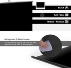 7x7x7 ft Collapsible Black Screen - FloorFlex with Stand in 7x7x7 ft, alternate view 4