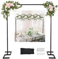 8.2 FT Wedding Arch Square Backdrop Stand Extra Clamps to Table Rod Frame