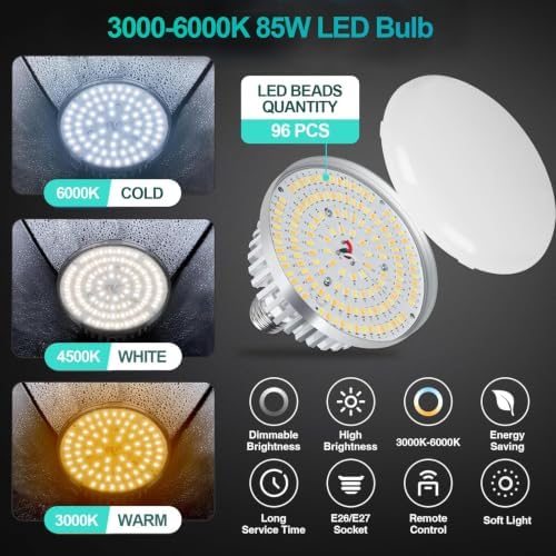 8.5 x 10 FT Photography Lighting Kit with 85W LED Bulbs for Portrait in 8.5 x 10 FT, alternate view 4