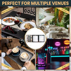 8.5 x 11 Inch Menu Covers, 10 Pack 3 Page 6 View Menu Sleeves in 8.5 x 11 Inch in Clear, alternate view 6