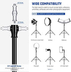 8.5ft/2.6m Air Cushioned Light Stand, Heavy Duty Photography Tripod, alternate view 2