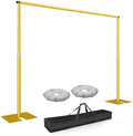 8.5x10ft Heavy Duty Backdrop Stand Adjustable Pipe and Drape Stand in 8.5x10ft