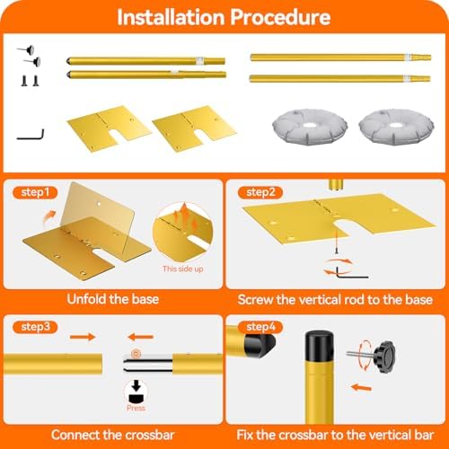 8.5x10ft Heavy Duty Backdrop Stand Adjustable Pipe and Drape Stand in 8.5x10ft, alternate view 7
