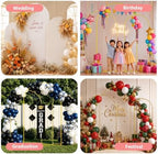8/7.2/6.6Ft Metal Arch Backdrop Stand Set 3 for Wedding Party Balloon in 8FT/7.2FT/6.6Ft in Gold, alternate view 7