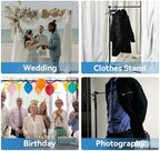 8×8‘ Backdrop Stand Banner Stand Kit with Carry Bag Heavy-Duty Photography Step & Repeat Stand Height and Width, alternate