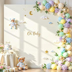 8×8 FT Arch Backdrop Cover Ivory Square Spandex Arch Covers Fitted Wedding Balloon Arch Backdrop Stretchy Cover, alternate