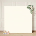 8×8 FT Arch Backdrop Cover Ivory Square Spandex Arch Covers Fitted Wedding Balloon Arch Backdrop Stretchy Cover, alternate
