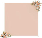 8×8 FT Arch Backdrop Cover Nude Square Spandex Arch Covers Fitted Wedding Balloon Arch Backdrop Stretchy Cover