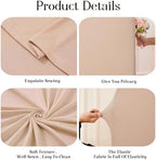 8×8 FT Arch Backdrop Cover Nude Square Spandex Arch Covers Fitted Wedding Balloon Arch Backdrop Stretchy Cover, alternate