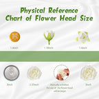 8 Bundles Artificial Peonies Flowers, White in White, alternate view 3