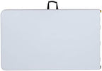 8-Foot White Adjustable Bi-Fold Plastic Folding Table, alternate view 6