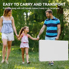 8 FT Folding Tables for Camping Party Picnic, School, Dinning, White in White, alternate view 6
