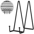 8 Inch 3 Pack Black Metal Plate Holder Display Stands for Picture, Decorative Plate, Book, Photo Easel, Artistic