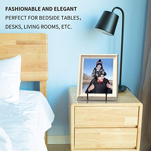 8 Inch 3 Pack Black Metal Plate Holder Display Stands for Picture, Decorative Plate, Book, Photo Easel, Artistic, alternate