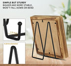 8 Inch 5 Pack Black Metal Display Stands Plate Stand Plate Holder Display Stands for Picture, Decorative Plate, alternate