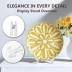 8 Inch Clear Plastic Easels or Stand/Plate Holders to Display Pictures or Other Items at Weddings, Home, alternate view 4
