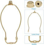 8 Inch Lamp Shade Harp Holder, 2 Pcs, Gold in Gold, alternate view 3