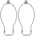 8 Inch Lamp Shade Harp Holder, 2 Pcs, Silver in Silver