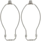 8 Inch Lamp Shade Harp Holder, 2 Pcs, Silver in Silver