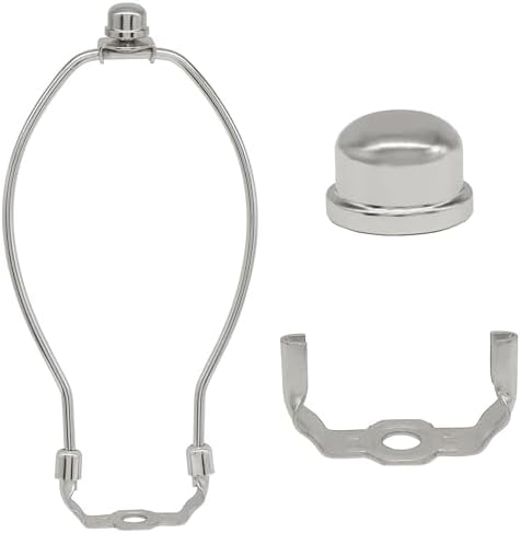 8 Inch Lamp Shade Harp Holder, 2 Pcs, Silver in Silver, alternate view 5