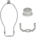 8 Inch Lamp Shade Harp Holder, 2 Pcs, Silver in Silver, alternate view 5