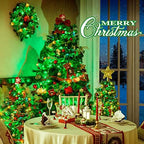 8 Modes 163 FT 500 LED Green Christmas Lights Indoor Outdoor, alternate view 5