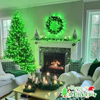 8 Modes 163 FT 500 LED Green Christmas Lights Indoor Outdoor, alternate view 6