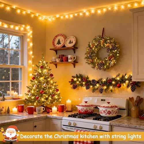 8 Modes Classroom Lights, 500 LED Christmas Lights Indoor Outdoor (Pack of 2), alternate view 3