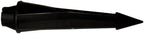 8" Outdoor Light Stake in Black Finish - Support Light Fixture Spikes, Universal Use, Resin Materials, Side, alternate view 3