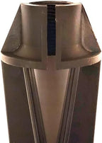 8" Outdoor Light Stake in Black Finish - Support Light Fixture Spikes, Universal Use, Resin Materials, Side, alternate view 4