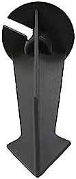 8" Outdoor Light Stake in Black Finish - Support Light Fixture Spikes, Universal Use, Resin Materials, Side, alternate view 4