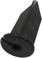 8" Outdoor Light Stake in Black Finish - Support Light Fixture Spikes, Universal Use, Resin Materials, Side, alternate view 3