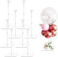 8 Pack 15.75 Inch Clear Acrylic Balloon Stand for Centerpieces in transparent