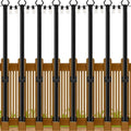 8 Pack 5Ft String Light Poles, Outside String Lights, Outdoor Light Poles, Metal Poles Stand for Patio