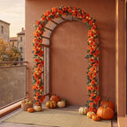 8 Pack 64 FT Terracotta Flower Garland Fall Artificial Rose Vines Roses Fake Vine Flowers Plants Party Supplies, alternate