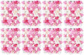 8 Pack Artificial Flower Wall Panels 24" x 16" Flower Wall Panel Wall Backdrop Faux Hydrangea and Rose Flower