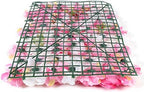 8 Pack Artificial Flower Wall Panels 24" x 16" Flower Wall Panel Wall Backdrop Faux Hydrangea and Rose Flower, alternate view