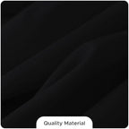 8 Pack Black Round Tablecloths 70 Inch for 36"-48" Tables in Black, alternate view 7