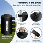 8 Pack Canopy Water Weight Bag, 440 LBS Water Tent Weights Set of 8 Leg Weights for Gazebo, Pop Up Canopy, alternate view 5